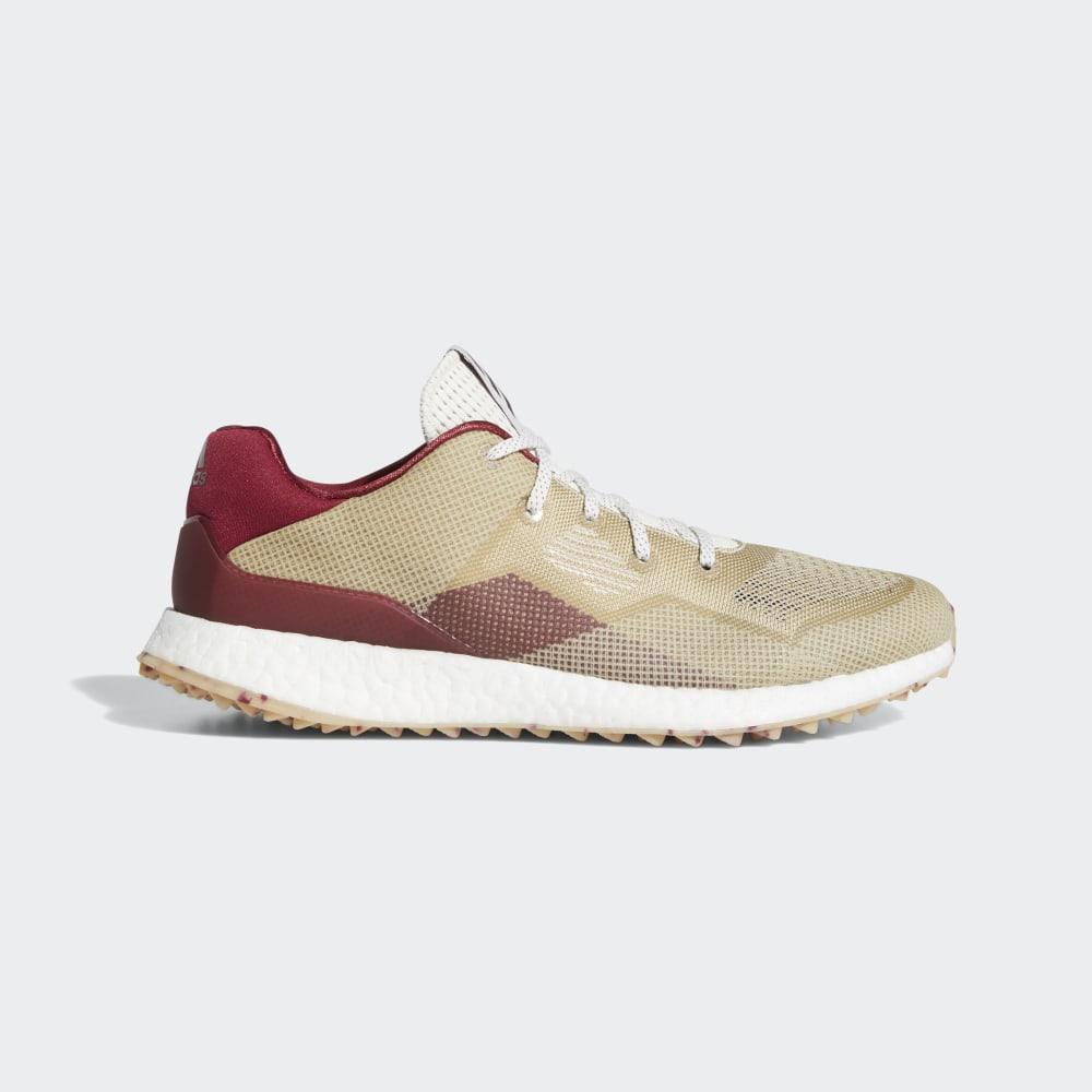 Adidas Crossknit DPR Hrvatska - Muške Cipele Za Golf - Bijele/Bordo (ZMFTHY825)